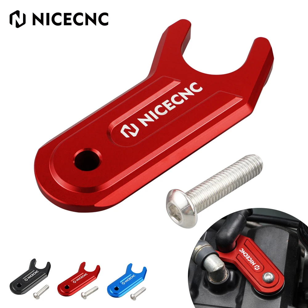 

NiceCNC ATV Spark Plug Boot Hold Down For Yamaha YFZ450R 2009-2023 2021 2020 YFZ450R Must Have Black Red Blue Billet Aluminum