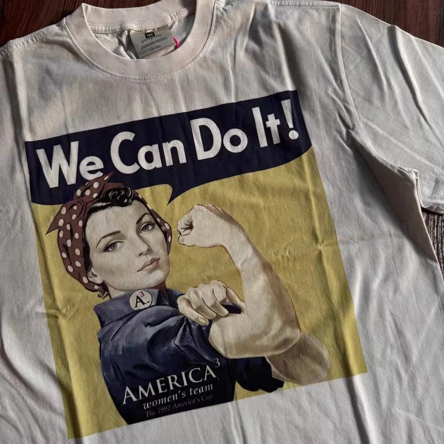 Vintage We Can Do It SAINT T Shirt Men Women Women's 1995 Copa America Commemorative Edition Tee Tops T-Shirt