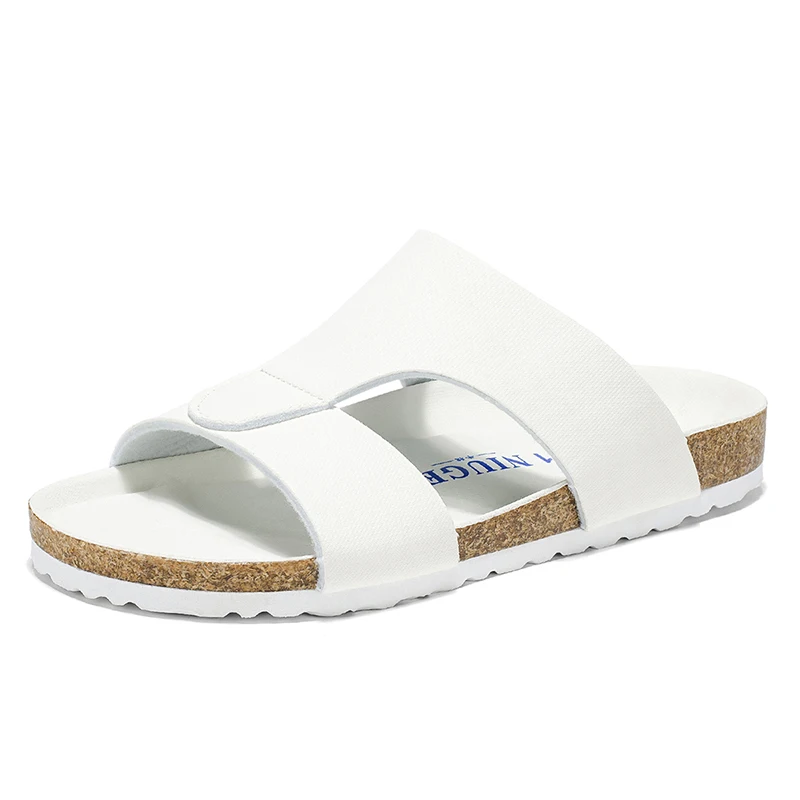Men's Summer Cork Clogs, Anti-Slip Outdoor Slides_voghion.com