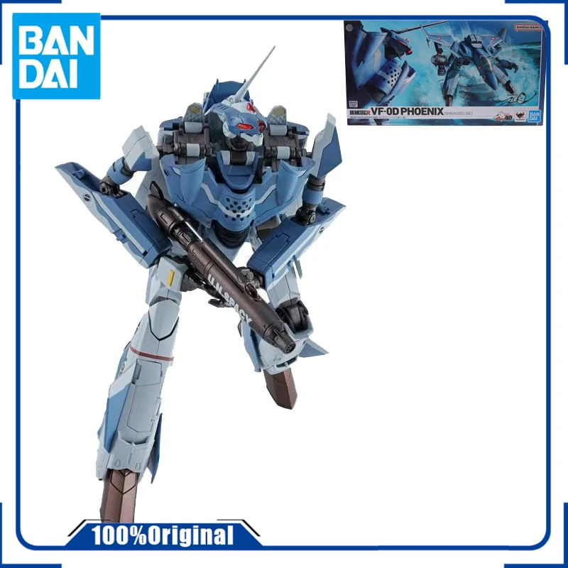 

BANDAI Origina The Super Dimension Fortress Macross VF-0D PHOENIX Anime Action Figures Model Toy for Boys Collect