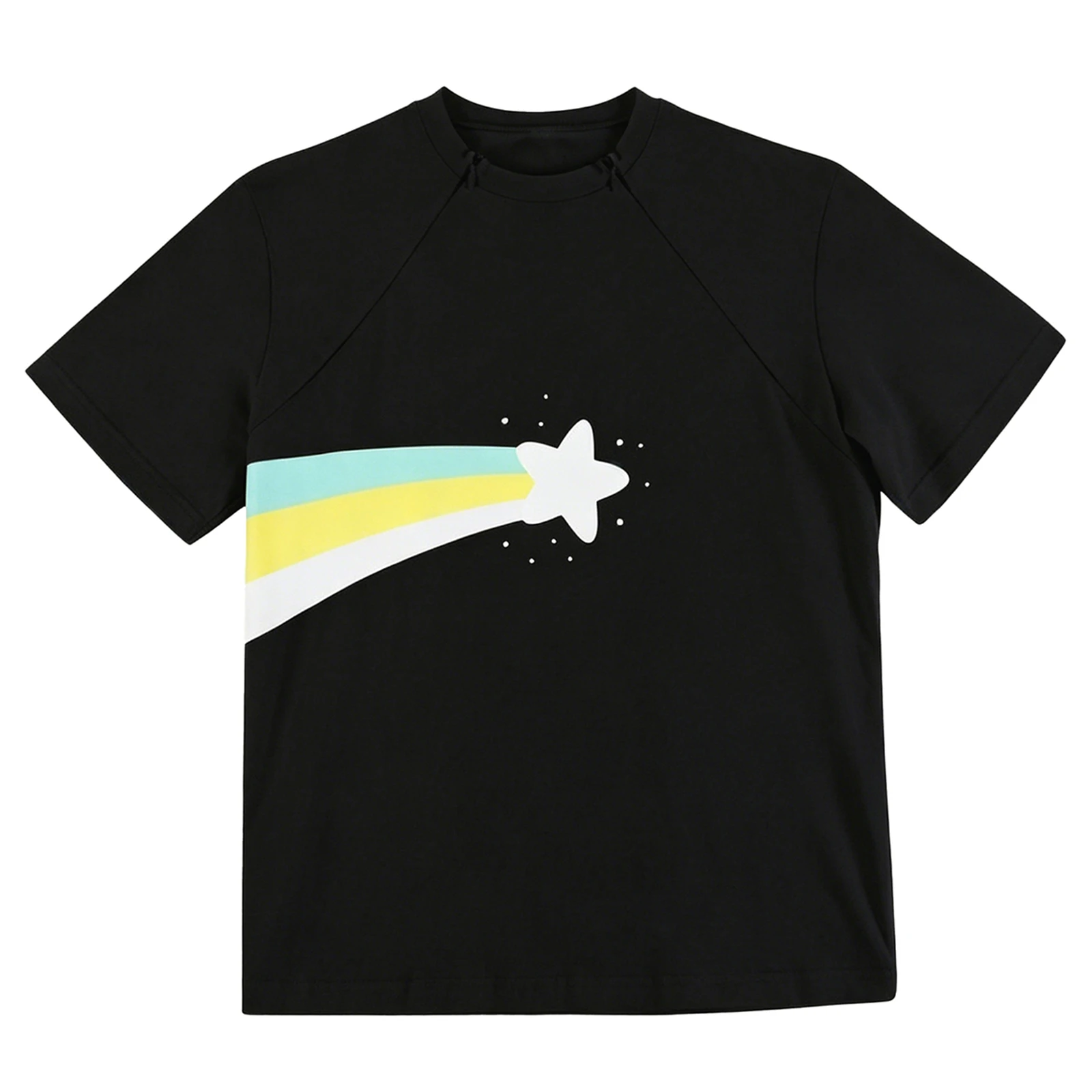 Kids Special Needs Adaptive Tees Short Sleeve Zippers Chest Port Access Chemo T-shirt After Surgery Care Dialysis Clothing