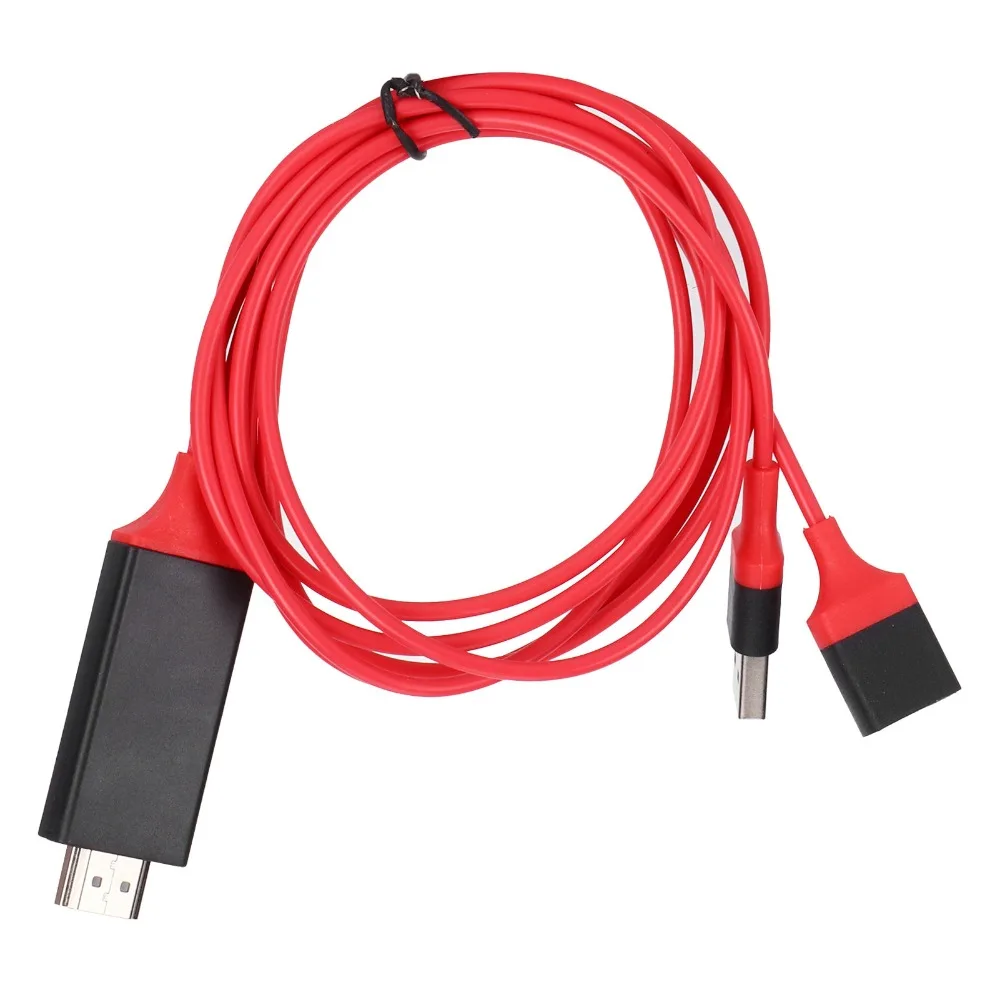 Universal Compatibility 1080P Resolution Mobile Phone TV Adapter HD Connection HD HDTV Adapter AV Adapter Cable Media Streaming