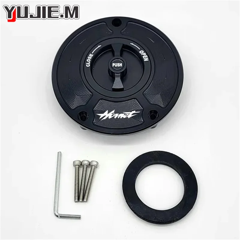 Keyless Motorcycle Fuel Gas Tank cap Cover For CB600F Hornet 599 1998-2017(...2008 2009 2010 2011 2012 2013 2014 2015 2016