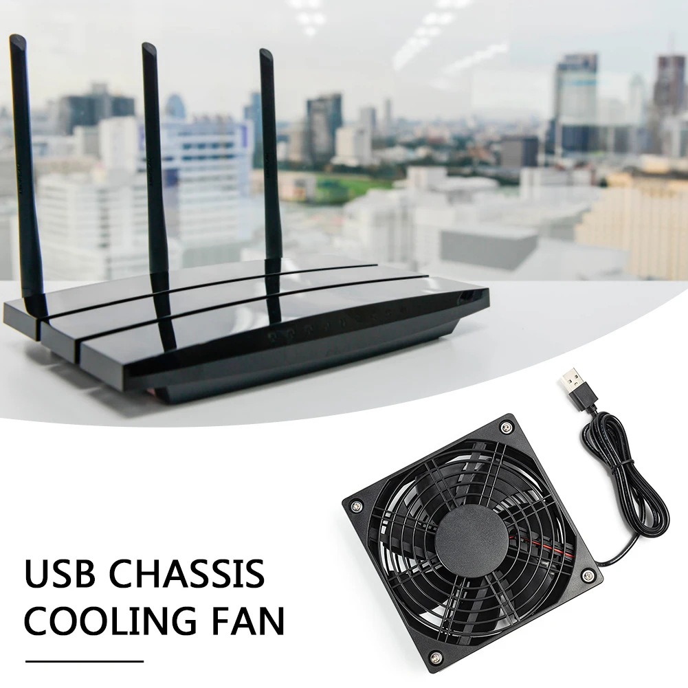

Router Set-top Box Mute Radiator Cooler 5V USB Computer Case Chassis Cooling Fan