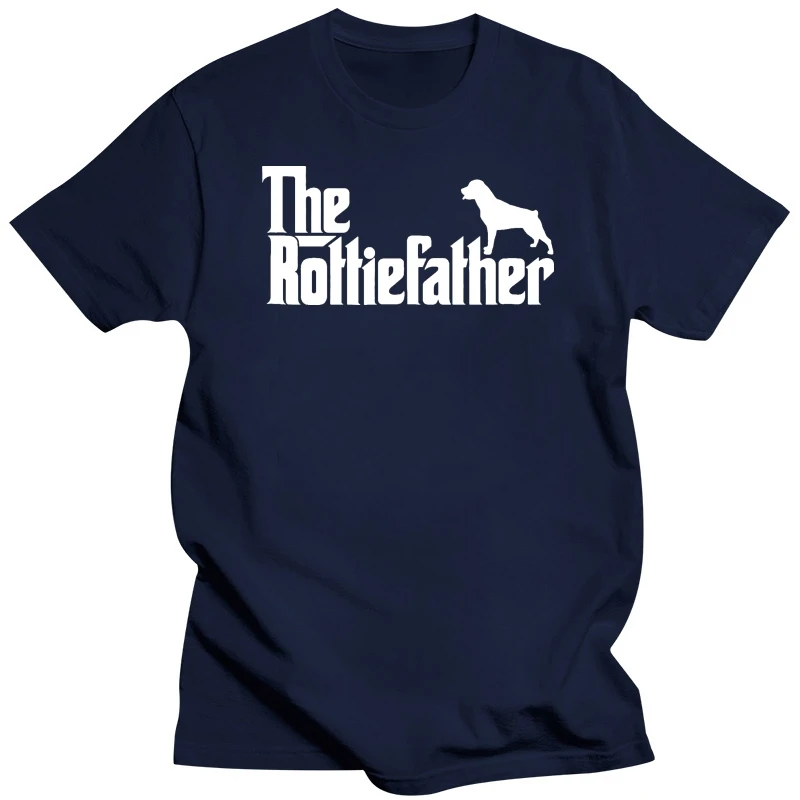 Father Dad Shirt The Rottie Father Mens Funny Rottweiler Tee-Men's T-Shirt-Black