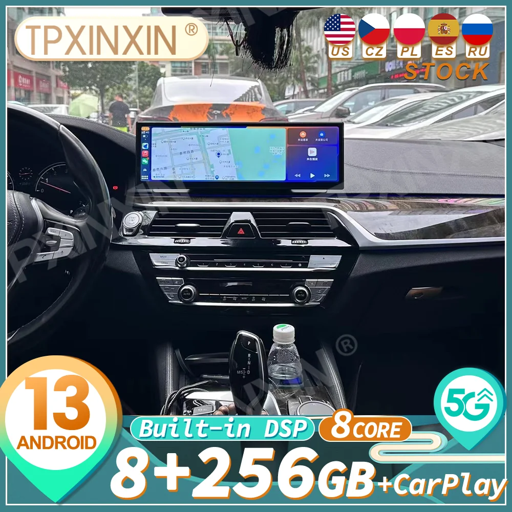 

14.9 Inch For BMW 5 Series G30 G38 2018~2023 Android Car Radio Stereo Automotive Multimedia Player GPS Navigation IPS Head Unit