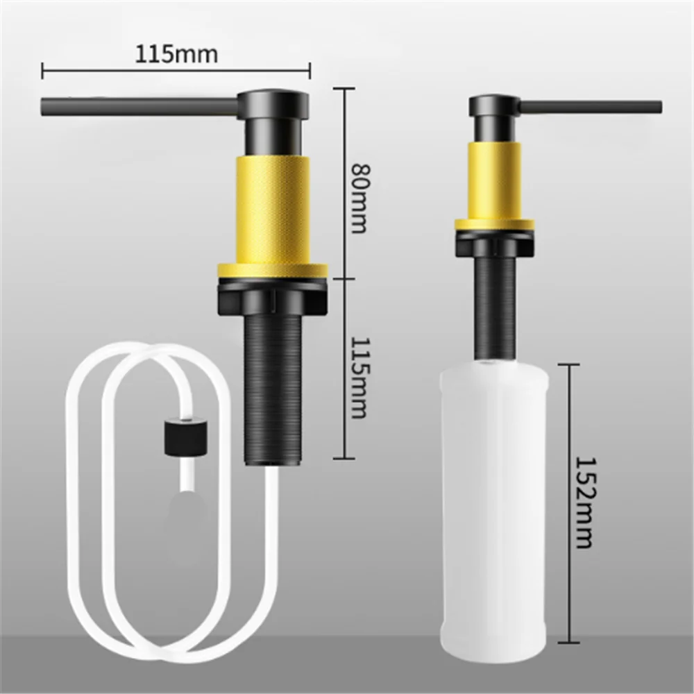 golden-silver-black-pump-head-soap-dispenser-kitchen-sink-stainless-steel-built-in-detergent-dispenser-pump-with-500ml-1m-tube