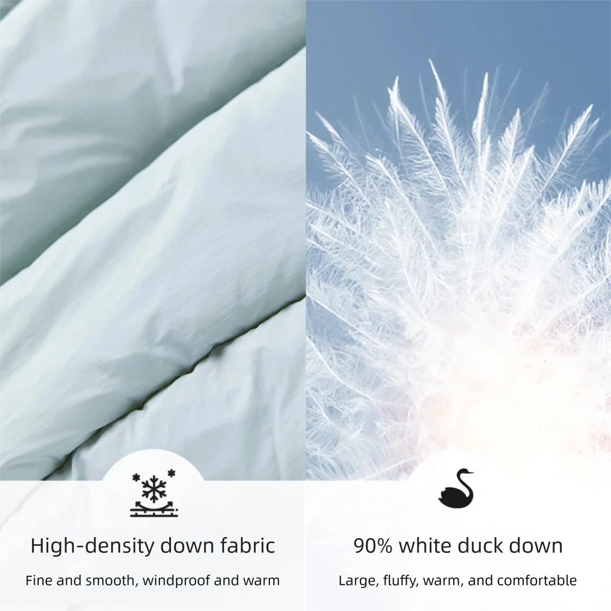 เสื้อโค้ทขนเป็ดผู้หญิง SENTUBILA คอตั้ง อุ่นสบาย มีฮู้ด สีพื้น แจ็คเก็ตขนเป็ดทรงหลวม สไตล์เรียบง่าย สำหรับฤดูหนาว ปี 2025 รุ่น W54YG2032