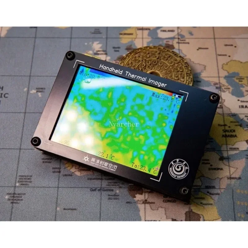 3.2นิ้ว MLX90640ชาร์จ DIY อินฟราเรดถ่ายภาพความร้อนอุณหภูมิเครื่องตรวจจับ Save ภาพอิเล็กทรอนิกส์อุปกรณ์ซ่อม