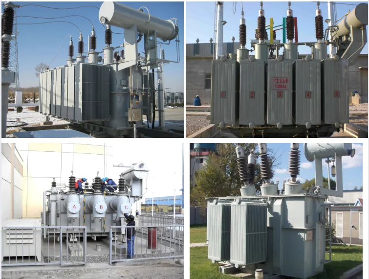 Oil Immersed Power Transformer Three Phase High Efficiency Voltage Converter Step Down Substation Equipment 10KV