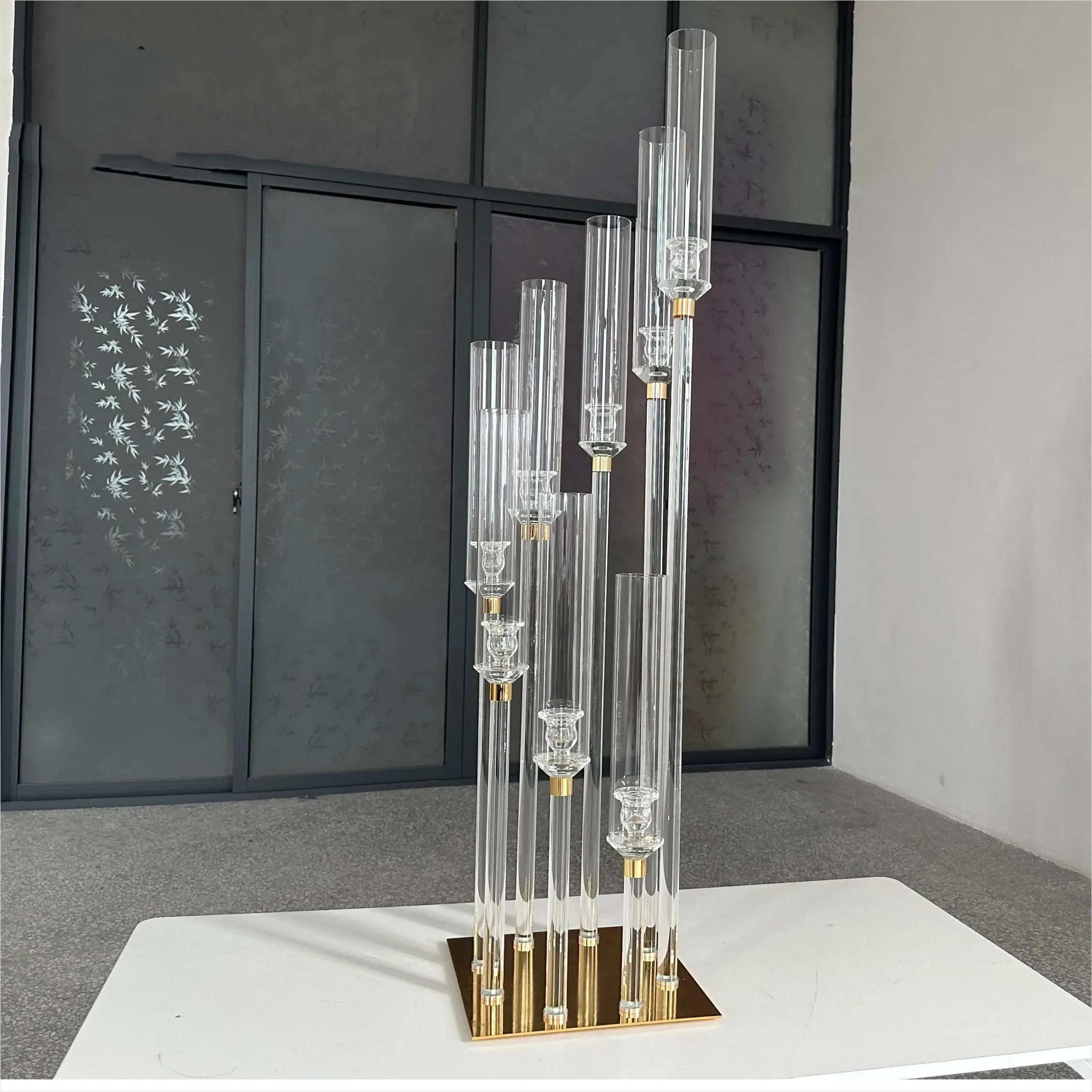 

5pcs/10pcs) Acrylic Flower Stand Centrepiece Wedding Party Event Decoration Acrylic Clear Flower Stand Plinth Pedestal Wedding C