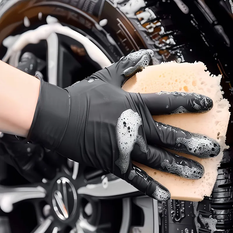 

Disposable Gloves Black Home Nitrile Gloves Durable Kitchen Cooking Tools Tattoo Washing Car Gardening Cleaning Work Gloves