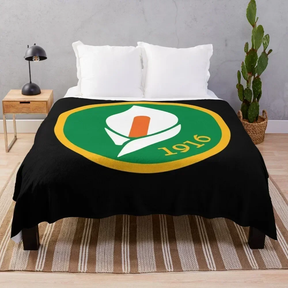 

Easter Rising - 1916 - Easter Lily Throw Blanket Flannel Fleece Soft Warm Throw Blanket