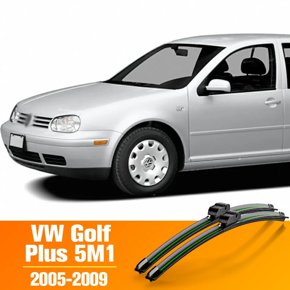 

Wiper Front Wiper Blades For VW Golf Plus 5M1 2005 2006 2007 2008 2009 Windshield Windscreen Front Window 28"+28" Accessories