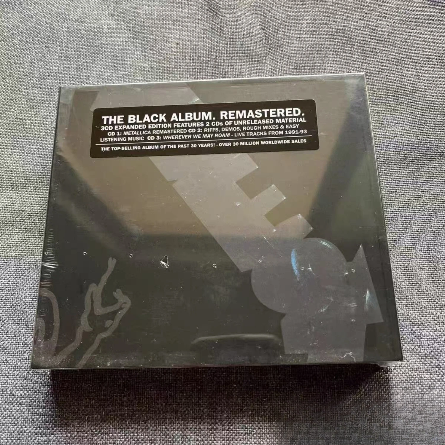 

The Black Album Heavy Metal Rock Remastered CD Album with Unreleased Material and Live Recordings Collectible Edition