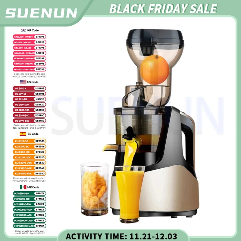 Electric Juicer Juice Residue Separation Household Fruit Juicer Automatic Small Commercial Juice Machine Juicer