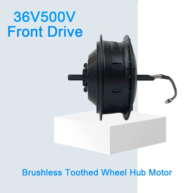 Electric Bicycle 36V500W Front Wheel Drive Brushless Toothed Small High-speed Motor Mxus Bicycle Modified Lithium Motor