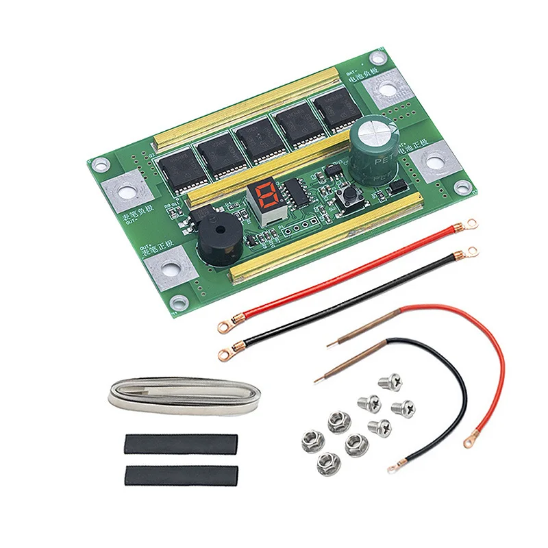 Painel de controle portátil para soldador de ponto, conjunto completo de acessórios, caneta integrada small18650, bateria de lítio automática, soldagem 12v