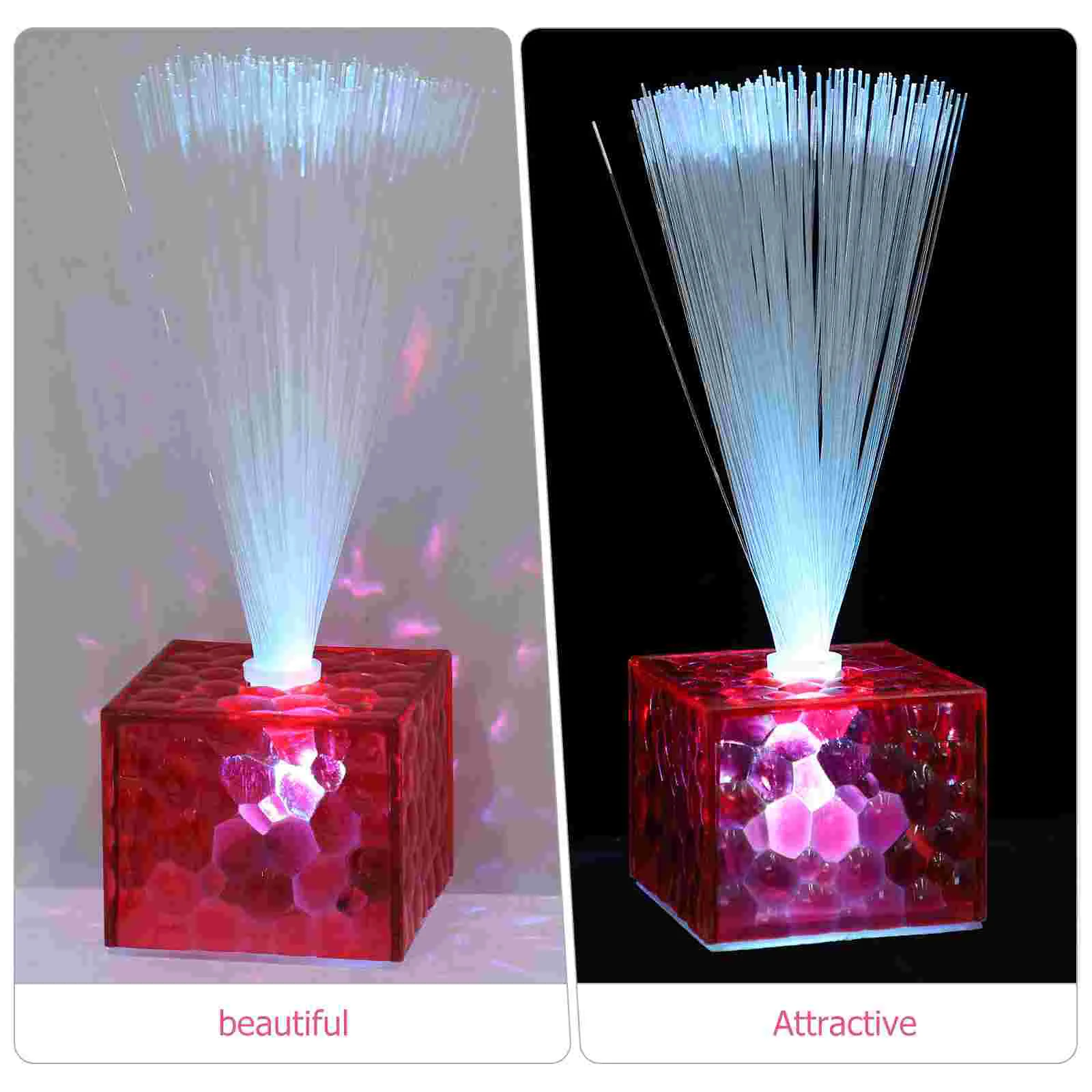 6 Pcs Colorful Fiber Optic Lights Fairy Wands for Wedding Bulk Star Shape Child