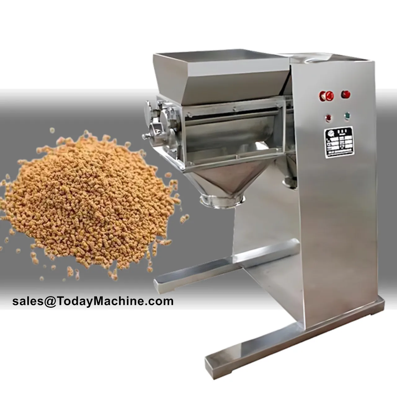 Low Noise Level Animal Feed Swing Granule Making Granulating Machine