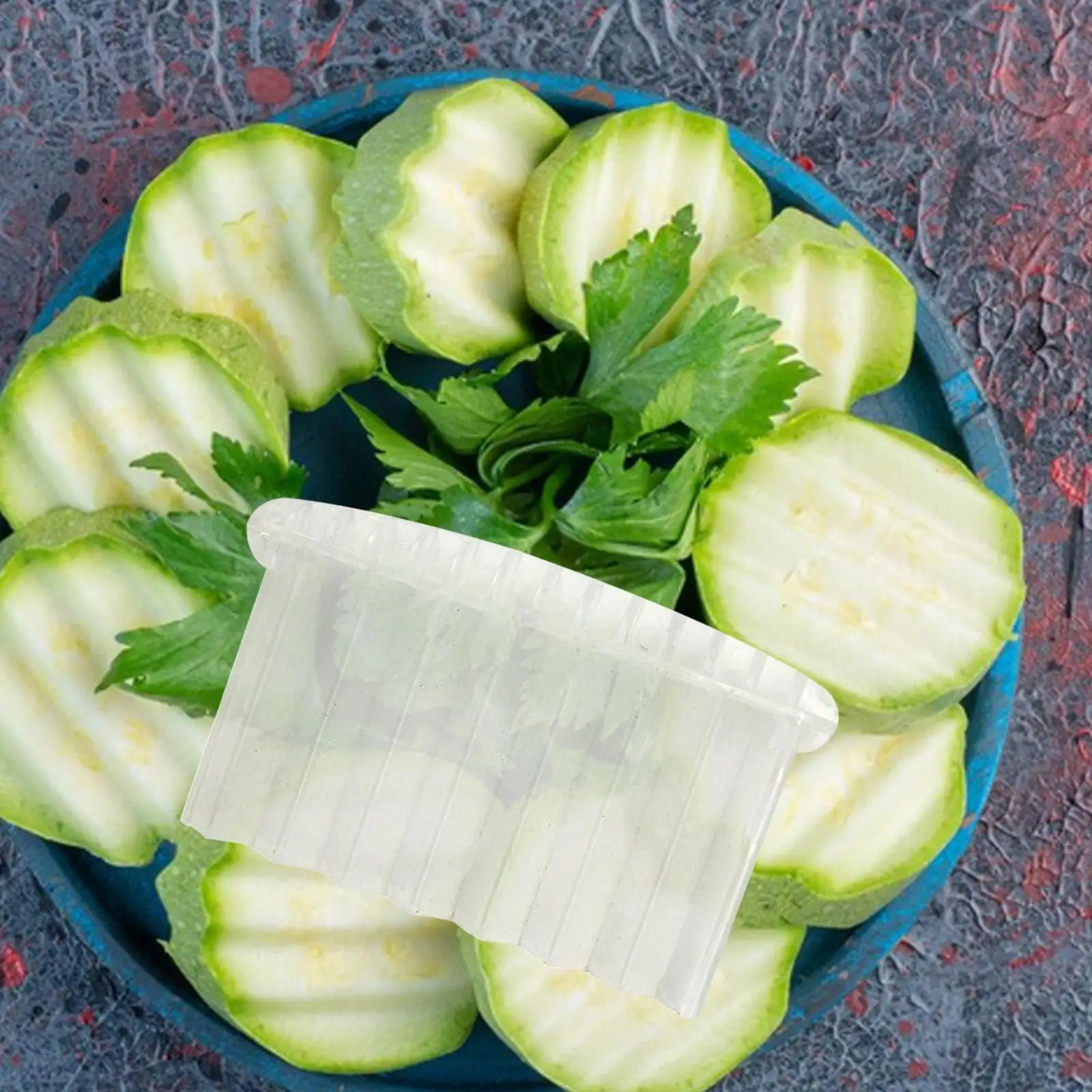 Multipurpose Crinkle Chopper Wavy Knife Manual Vegetable Slicer Ergonomic Fruit Cutter for Hotel Kitchen Use