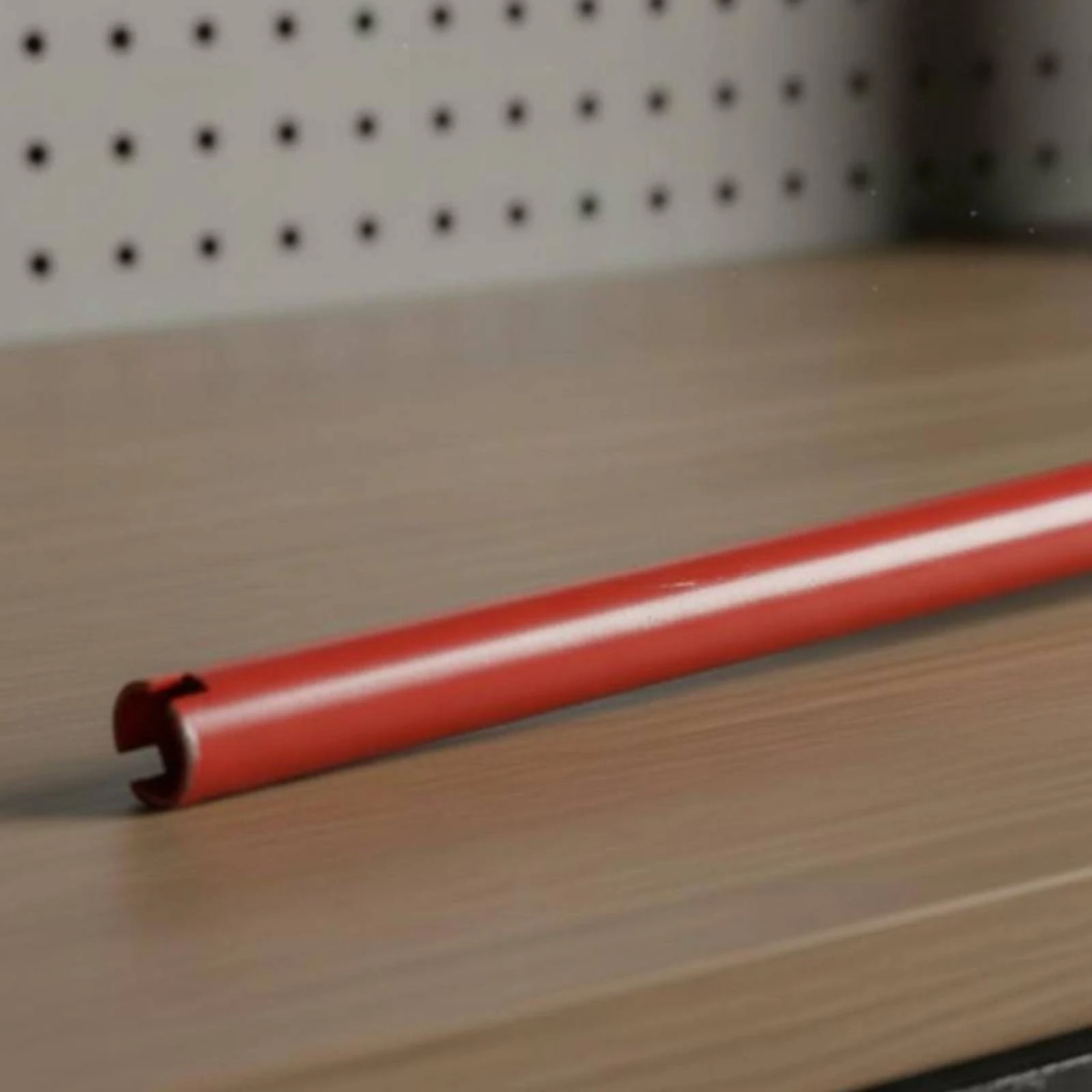 Floor Lifting Handle Rod Cylindrical Slotted Lifting Handle Rod Vehicle Tool red/orange Rust Resistant