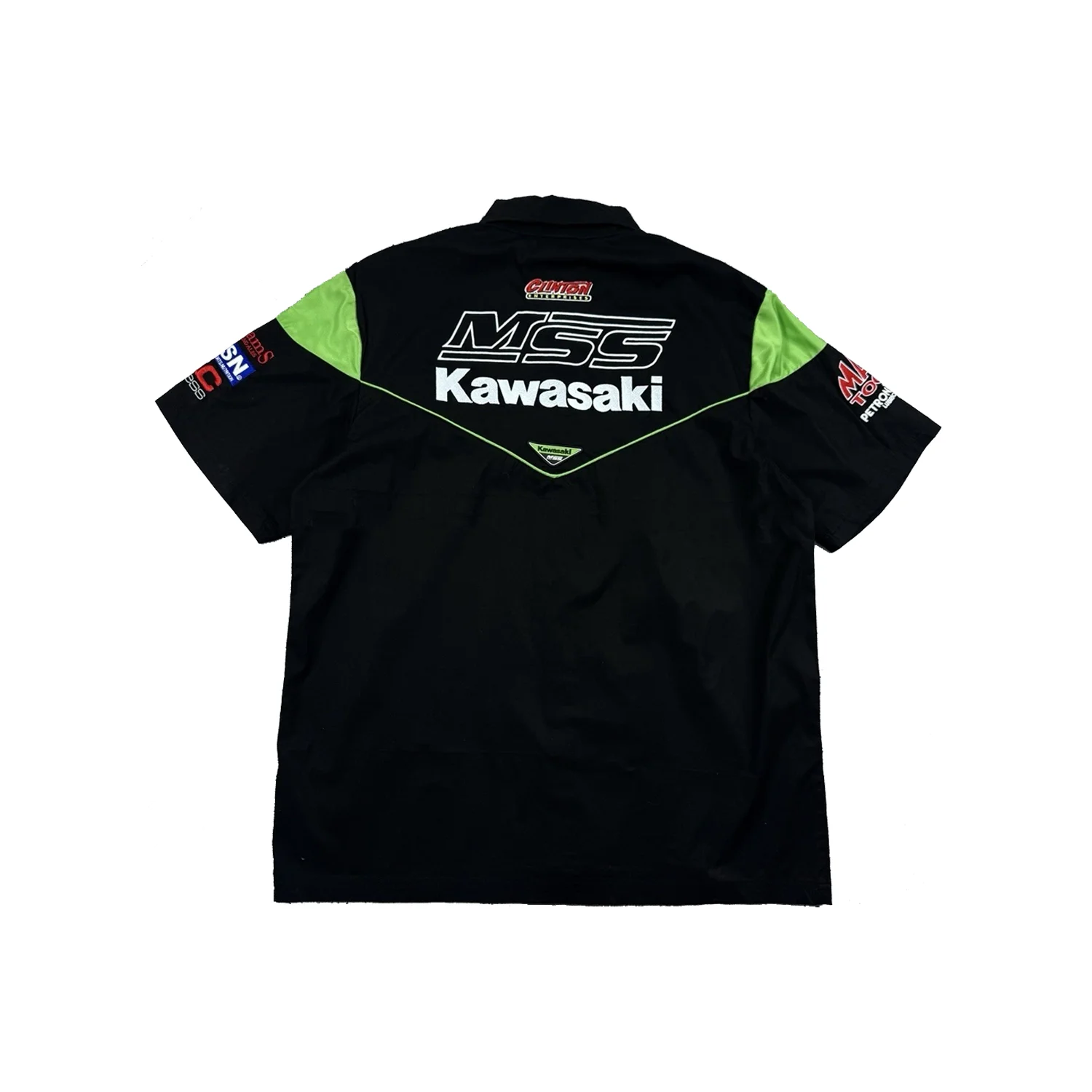 

Vintage Kawasaki MSS Racing Moto Shirt Outdoor Cycling Summer Classic Tee Adults Loose Exercise Off-road Motorcycle Jersey