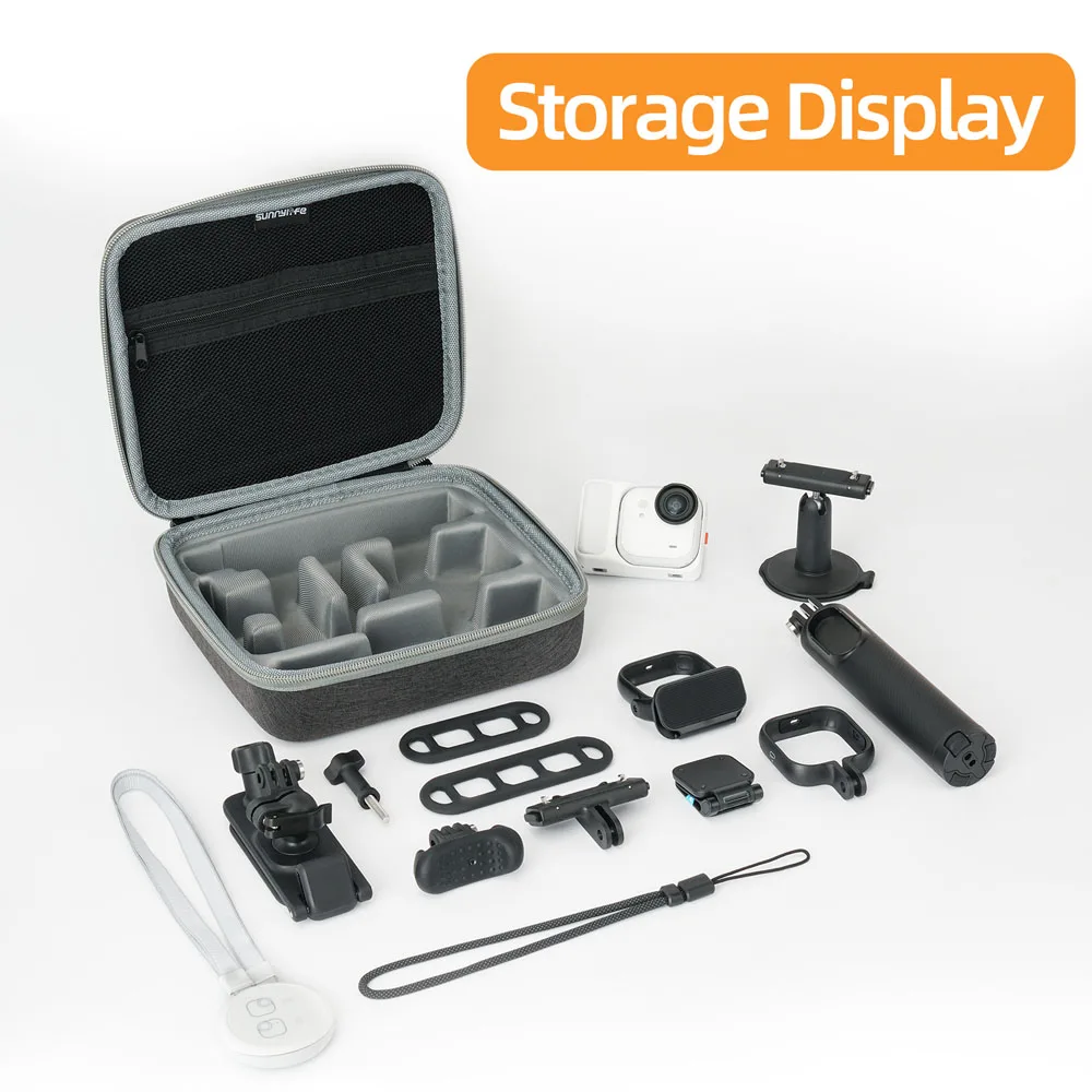 Sunnylife Storage Bag For Insta360 GO Ultra Portable Handbag Outdoor Travel Carrying Case Camera Shockproof Protective Case