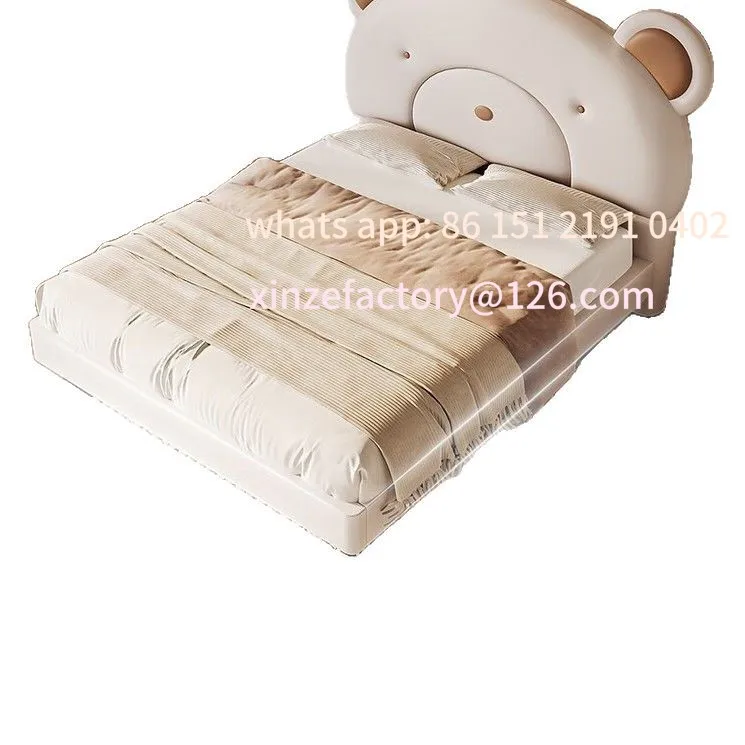 سرير مفرد متعدد الوظائف لغرفة النوم المنزلية مصنوع من الجلد الناعم قابل للتخصيص