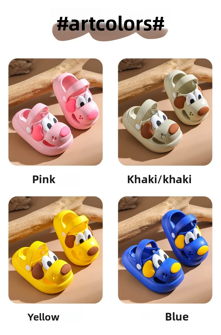 2026 Neue Sommer-Kindersandalen mit Löchern, weiche, rutschfeste Cartoon-Hausschuhe für Babys, Strand-Kinderschuhe für Jungen und Mädchen – Detail 5