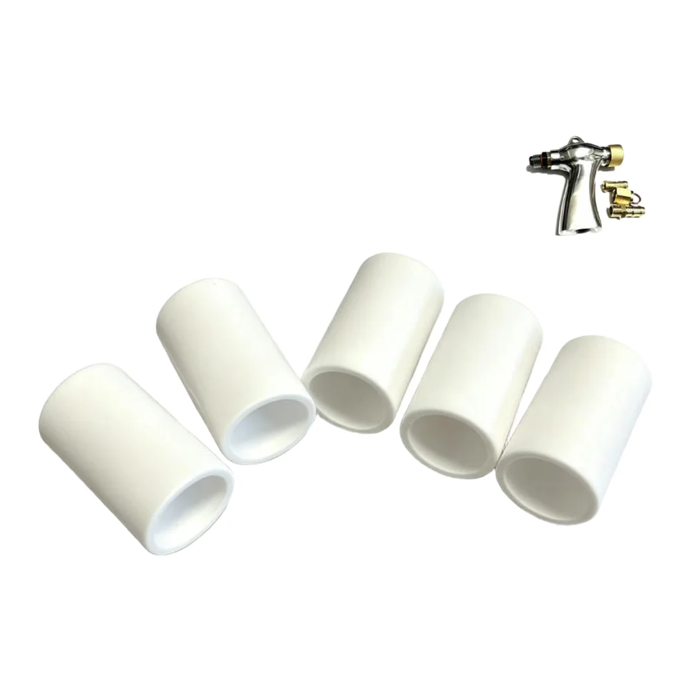Earthenware Sandblaster Nozzle 10pcs 6x21x35mm for Sand Blasting Tools High Wear Resistance Under Harsh Conditions