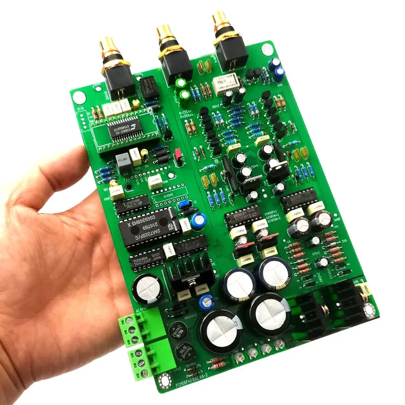 

PCM56P * 2 DAC Коаксиальная плата декодирования входа CS8412CS прием SAA7220 цифровая фильтрация поддержка I2S Amamero Bluetooth USB вход