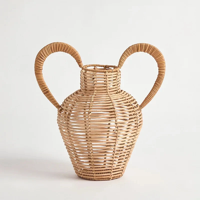 Hand-Woven E Texture Dry F E Rattan F Arrangement E Ornament