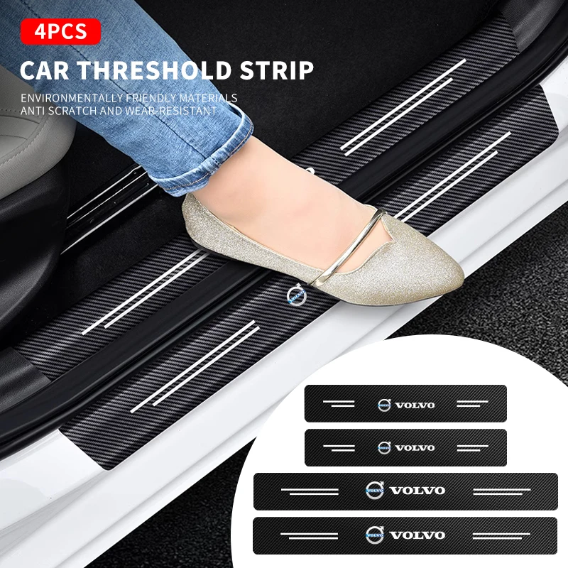 

Высококачественная наклейка-защита из углеродного волокна для порогов автомобилей Volvo ES90, EC40, EX40, EM90, XC90, V90, V60, XC60, V40, S80, S60, S90, C4