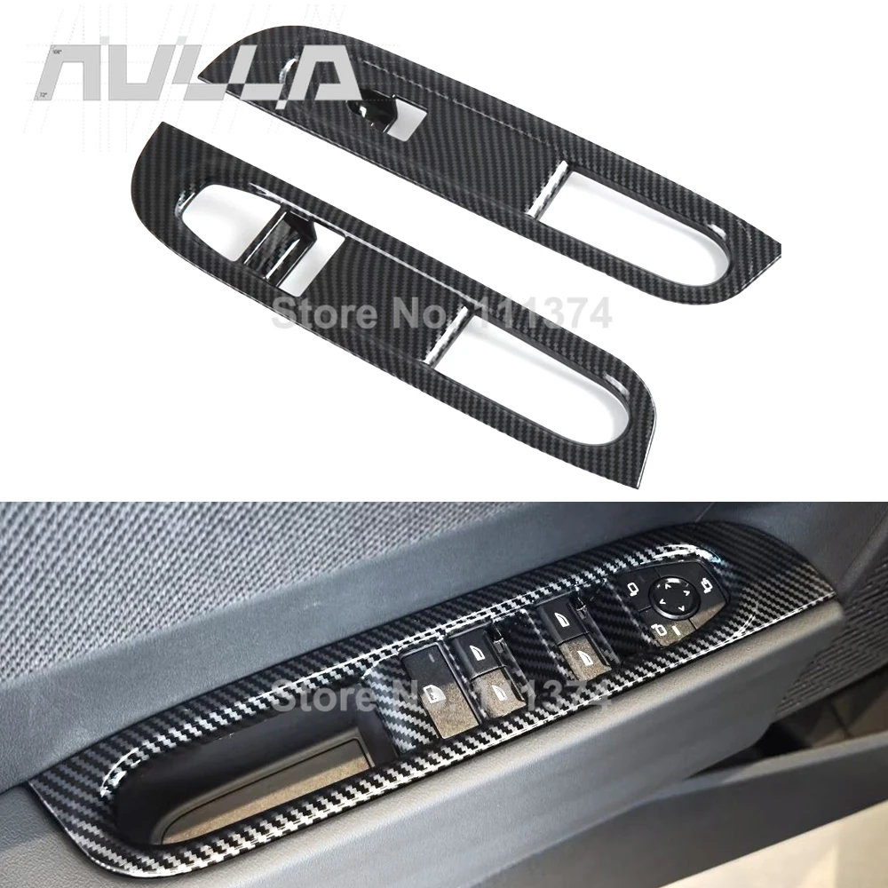 

For BMW MINI Cooper E/SE J01 J05 U25 F65 F66 F67 5-Door or 3-Door Glass Switch Panel Trim Carbon Look Frame Accessories