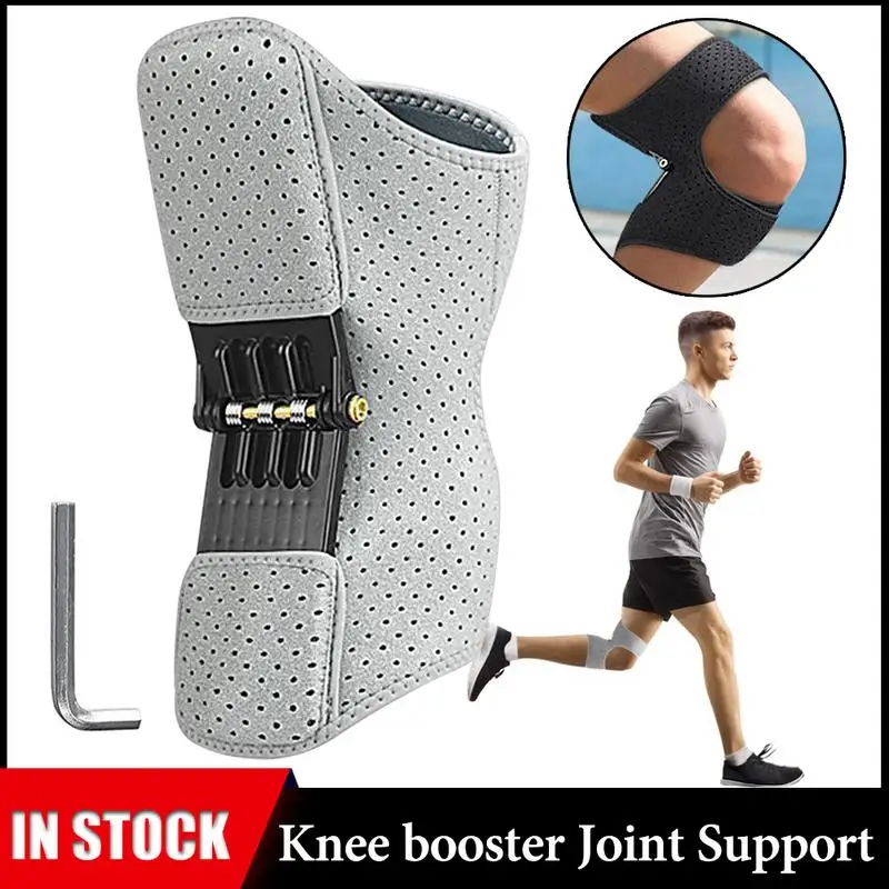 Power Knees Stabilizer Pads Adjustable Breathable Spring Loaded Knee Brace Spring Loaded Knee Brace Knee Stabilizer Pad