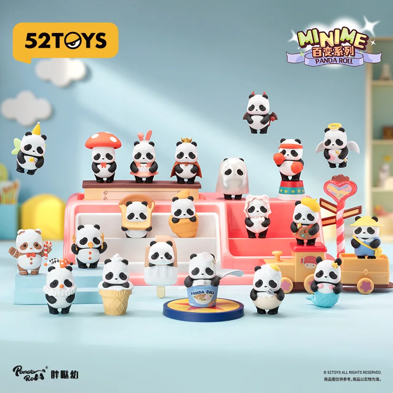 

52TOYS PandaRoll Minime Changeable Series Blind Random Box Toys Kawaii Action Figure Ornaments Figurines Mystery Box Caja Gift