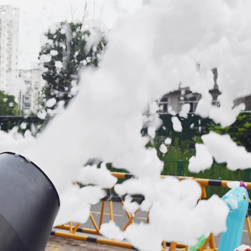 

Large Outdoor Foam Jet Bubble Machine For Kindergarten Water Park Stage & Pool Party New Condition With Pump PLC Core Components