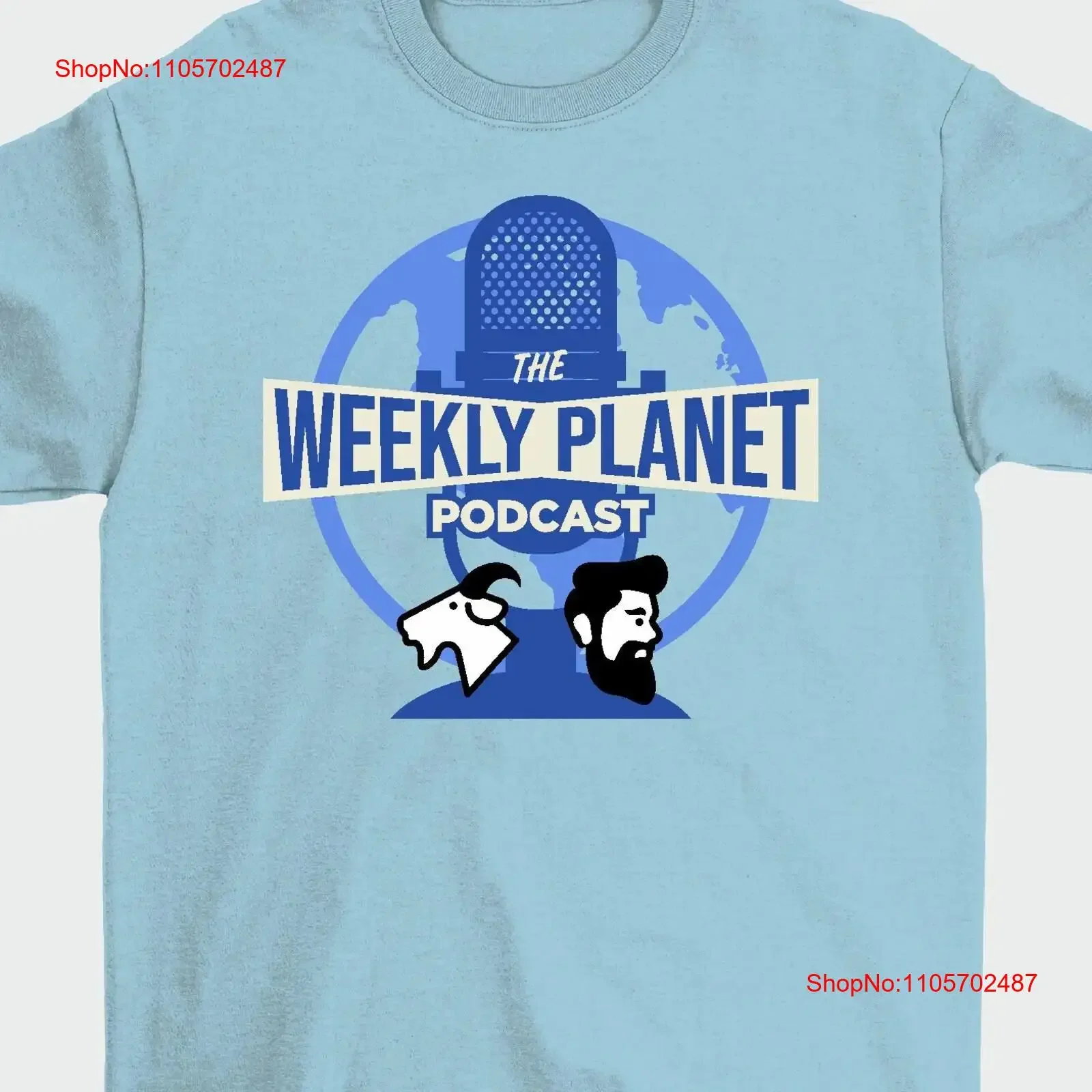 The Weekly Planet Podcast T shirt Mr Sunday Movies Nick Mason Broadcasting Pod Grab Dat Gem vintage Washed homme Unisex fashion
