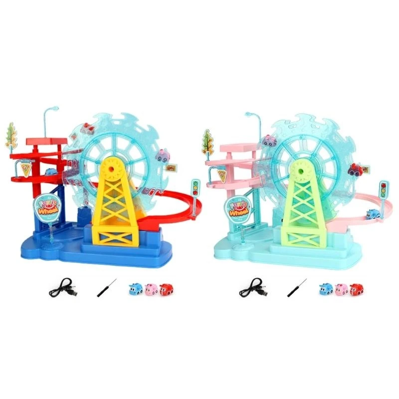 

Electric Ferris Race Track Car Preschool Toy for 3 4 5 6 Years Old Kids 15UB