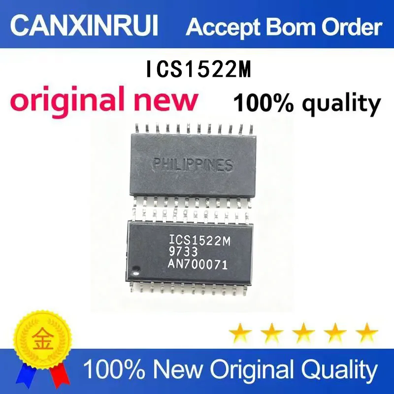 

(5-100 Pieces) Brand new original ICS1522M 1522M clock chip packaging patch SOP24 pin spot chip