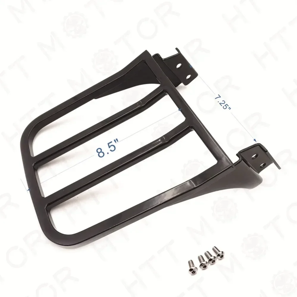 Motorcycle Sport Luggage Rack for Harley 2004 & Up XL Models，2002-2005 Dyna Equipped with Rigid Sideplates