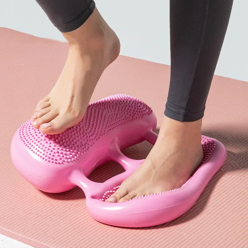 PVC Inflatable Foot Pedal Machine Women\'S Sports Balance Multi-Functional Stepping Pedal Shaping Aerobic Fitness Equipment