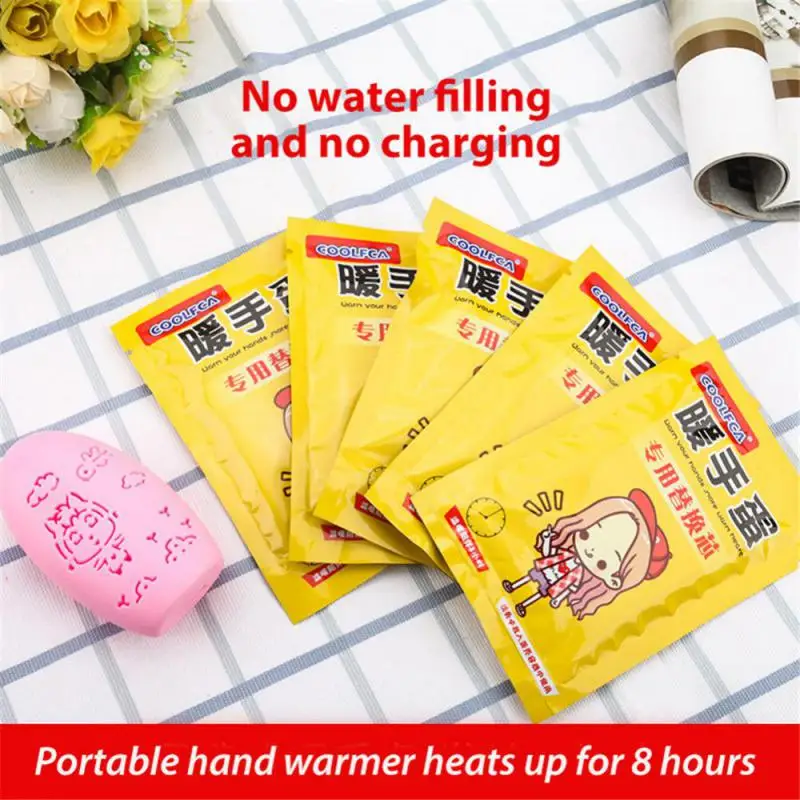 Warm-Up Egg Lasting Heating Egg To Keep Hands And Feet Warm Paste Pad Cute Portable Heater Warm In Stock