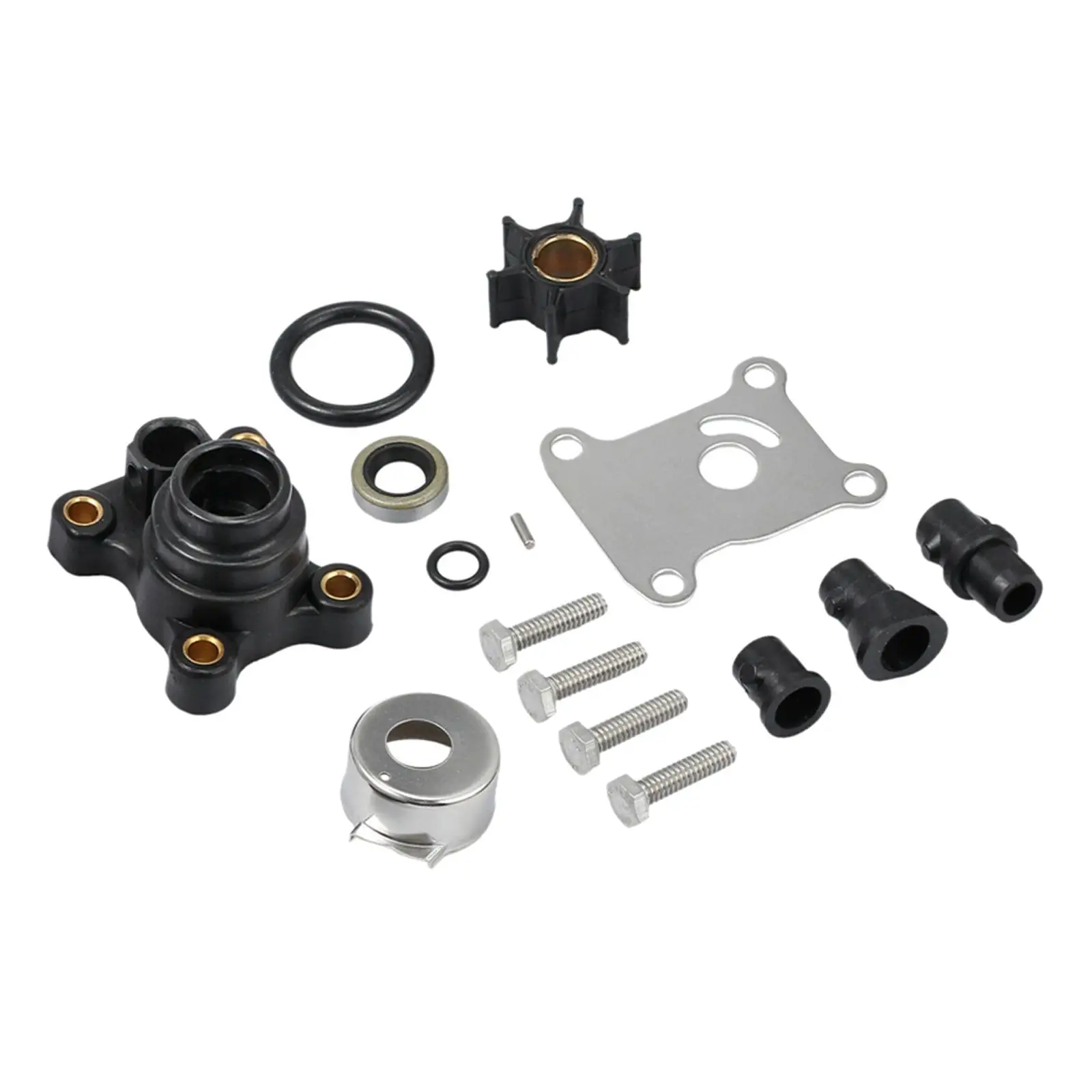 Water Pump Impeller Repair Kit Fits for Johnson Evinrude 2 & 4 STROKE 9.9 15 Replacement 394711 1 Pack 1pc