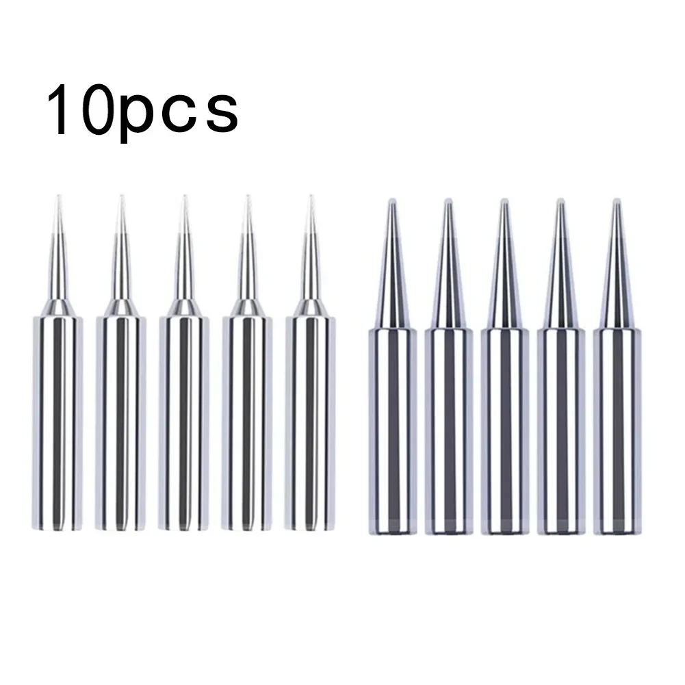 10 Uds 900M-T-I 900M-T-B punta de pistola para soldar cabezal de pistola para soldar de cobre puro punta de pistola para soldar eléctrica para Saike 936