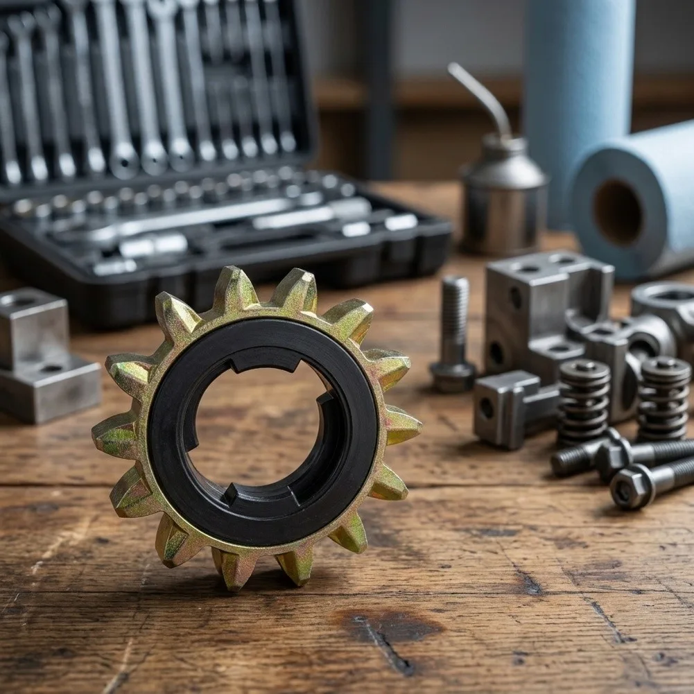 Pinion Gear for Baiton 693059 and 695708 Featuring 16 Teeth and Metal Construction to Consistent Rotational Performance