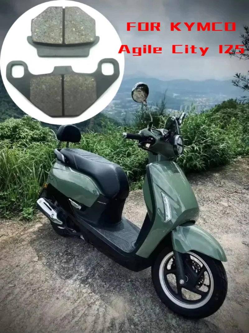 

KYMCO Agile City 125 2011 2012 2013 2015 2016 2017 City125 front and rear brake pads suitable for motorcycles