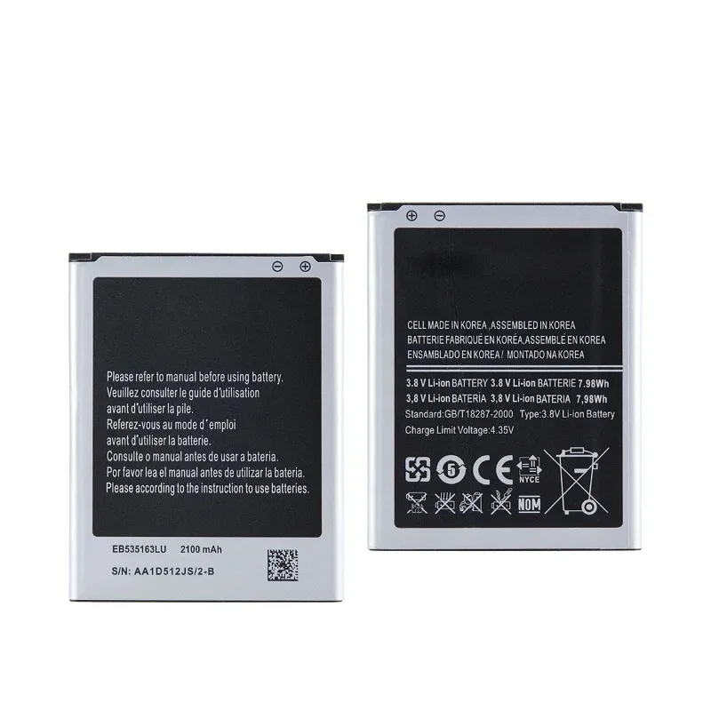 Brand New EB535163LU Battery for Samsung Galaxy Grand DUOS GT-I9082 G9082 I9080 I879 I9118 I9060 I9082 Batteries