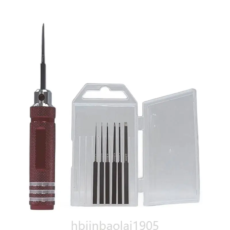 E74E Resincarved Scriber Line Hobbycutting Toolsels Tool с 0,1-2,0 мм 7 нотф